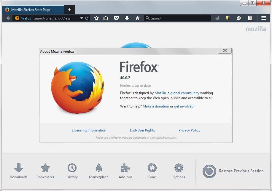 Firefox version 45.0 download